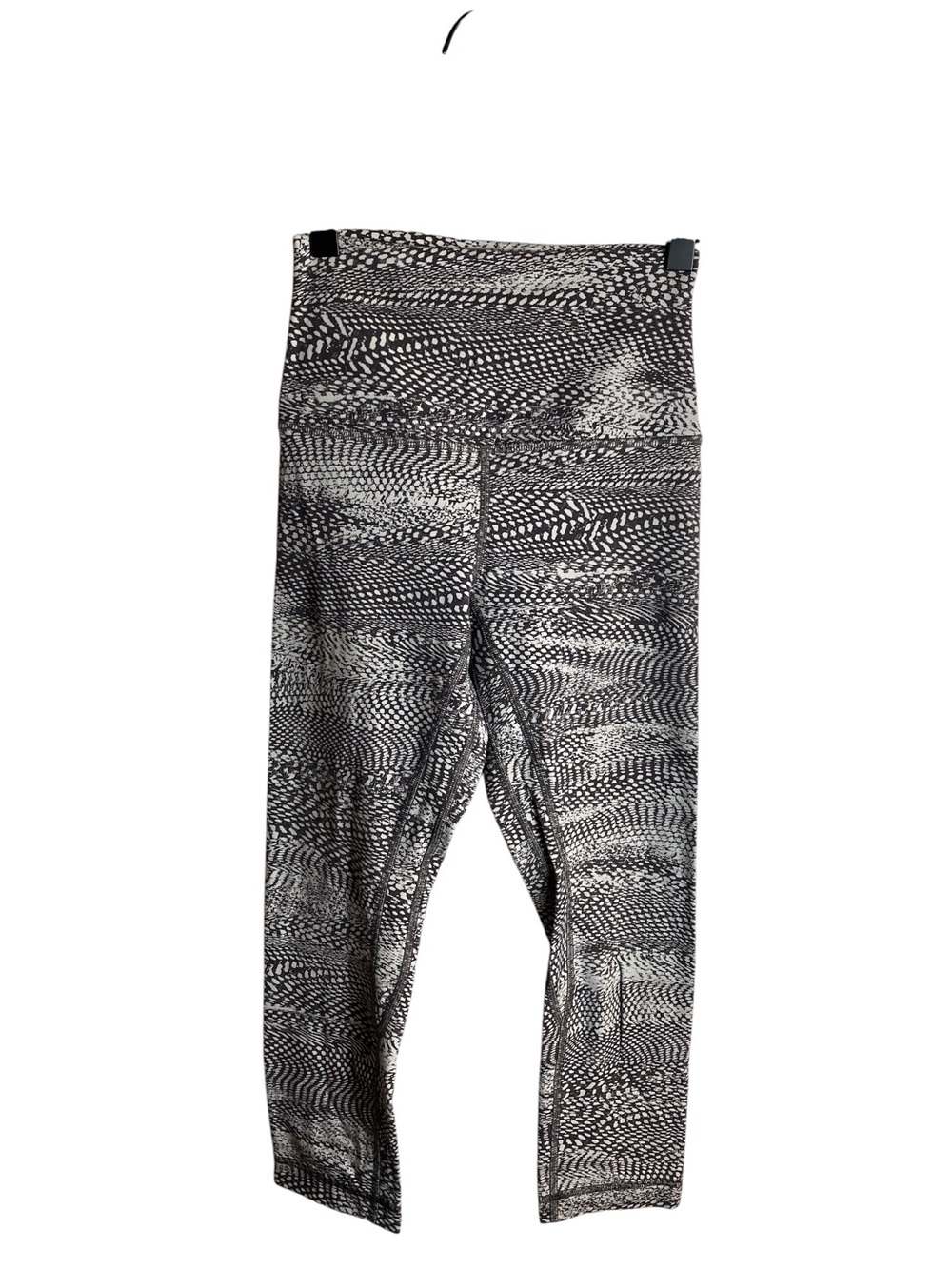 Lululemon Black White Patterned Cropped Leggings